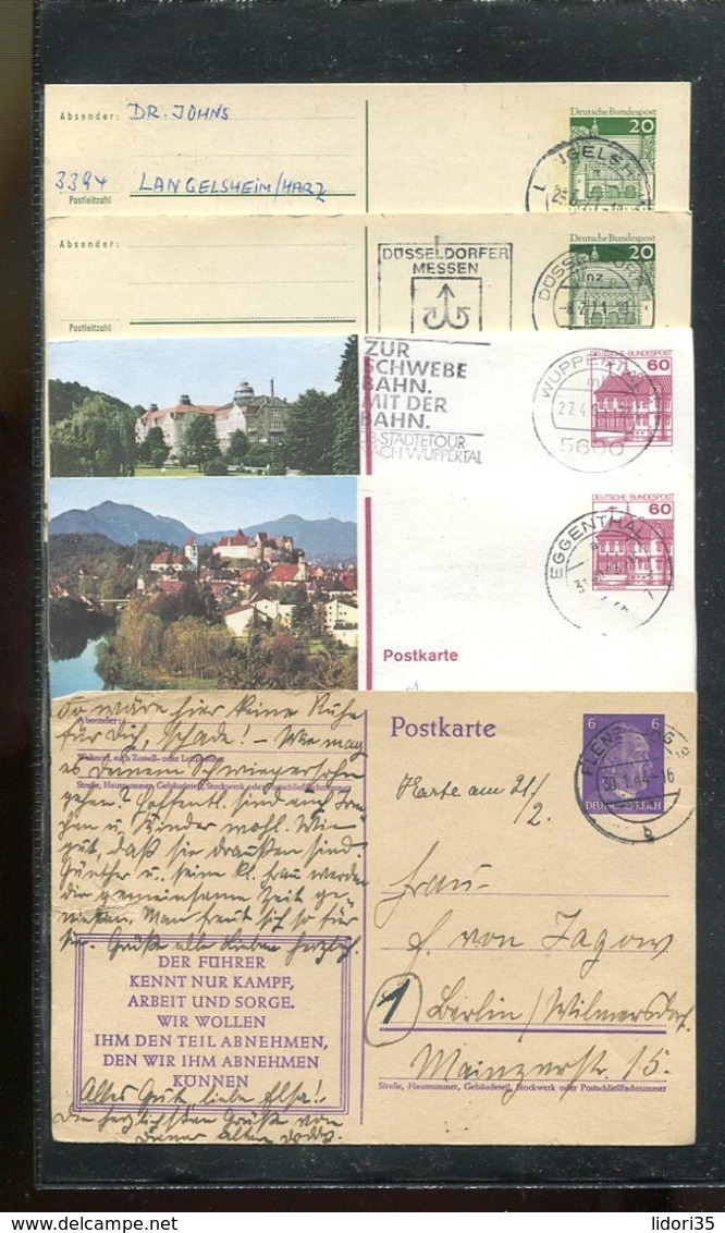 Deutschland / int. Posten mit rd. 120 Postkarten ab Deutsches Reich o (17399-350)