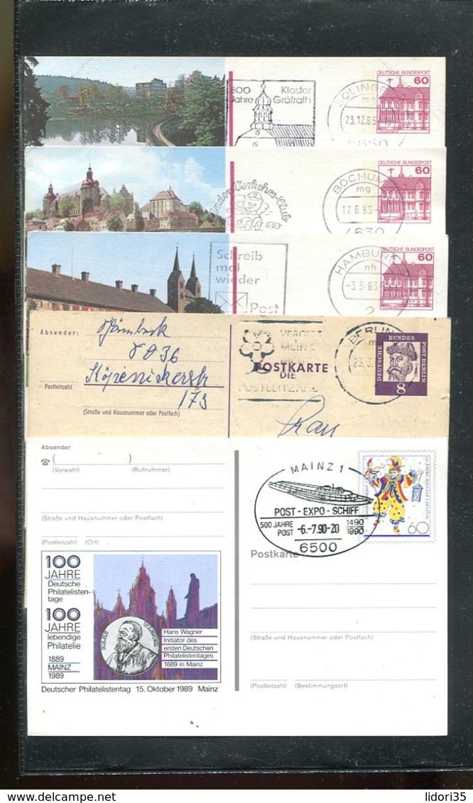 Deutschland / int. Posten mit rd. 120 Postkarten ab Deutsches Reich o (17399-350)
