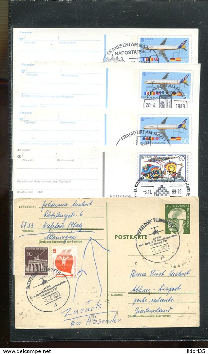 Deutschland / int. Posten mit rd. 120 Postkarten ab Deutsches Reich o (17399-350)