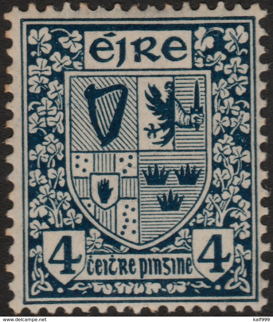 ~~~ Ierland Ireland 1922/1923 - National Symbols WM SE - Mi. 46 A * MH - CV 11.00 Euro ~~~ - Ongebruikt