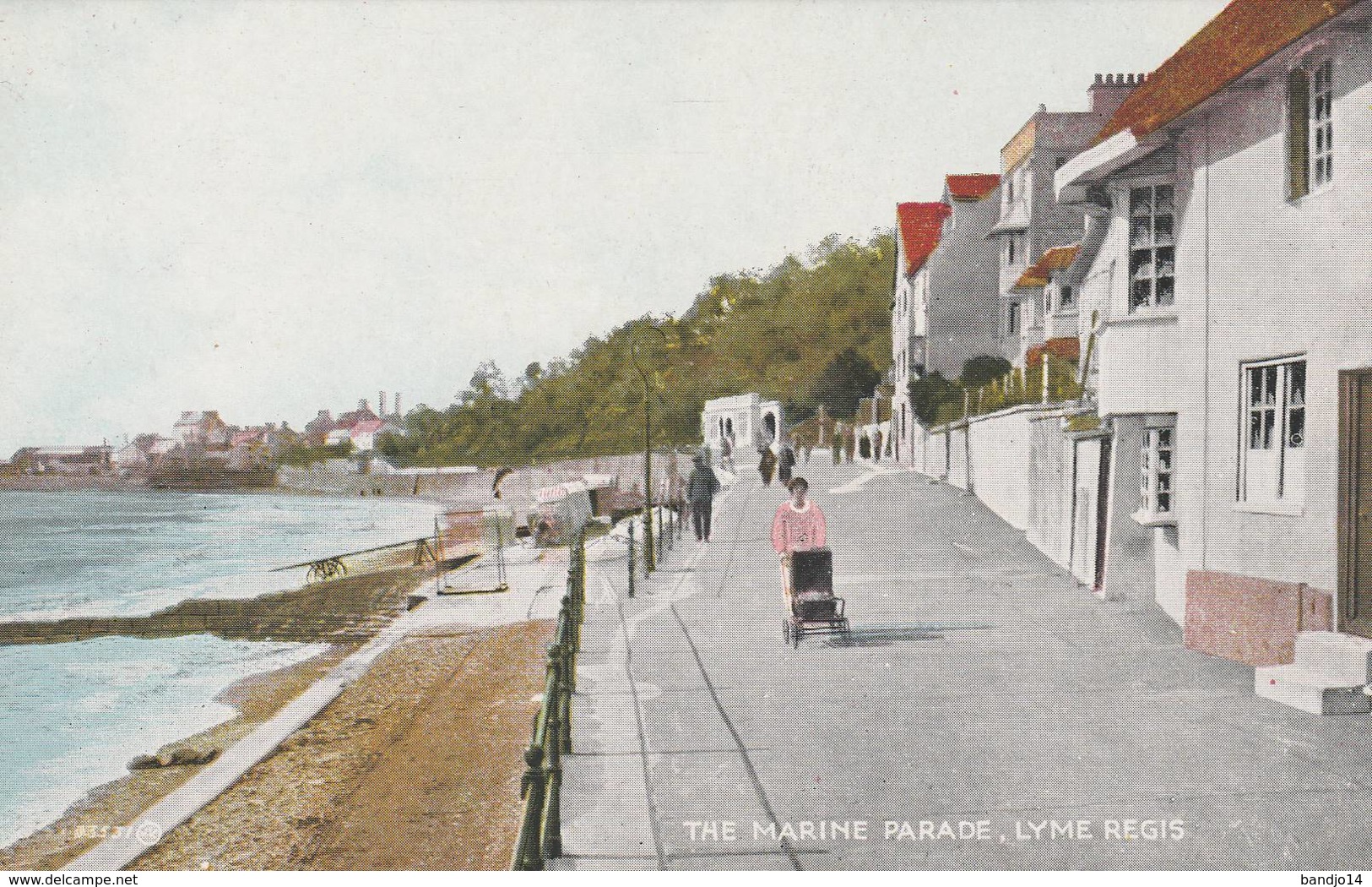 The Marine Parade , Lyme  Regis  -  Scan Recto-verso - Otros & Sin Clasificación