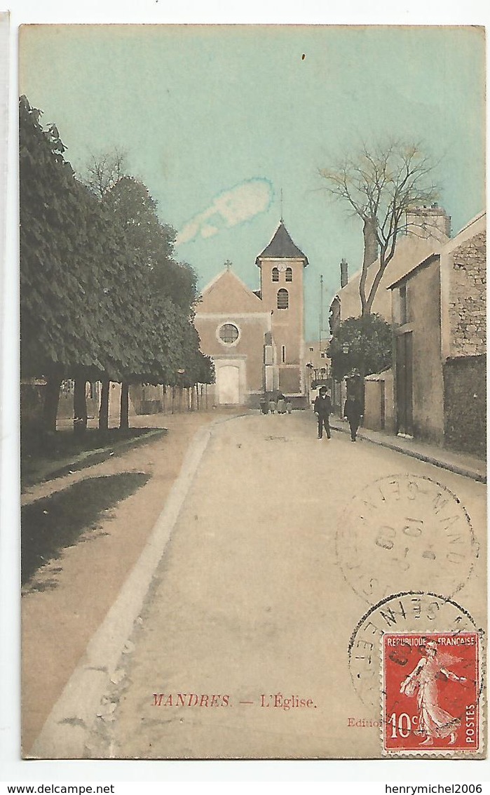 94 Mandres L'église ( Val De Marne ) - Mandres Les Roses