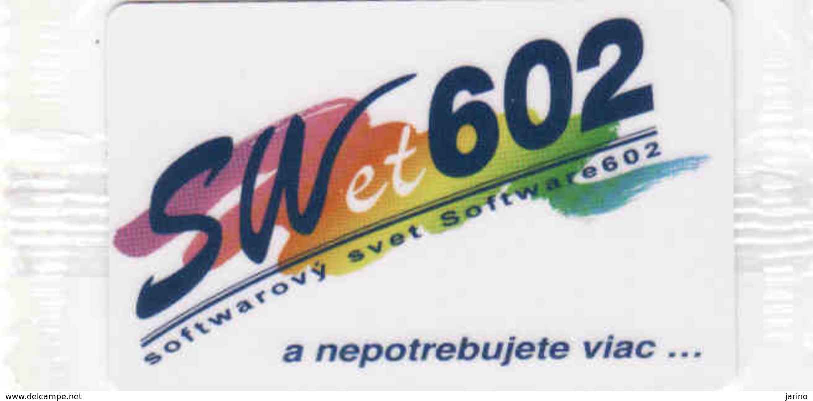 Slovaquie, Slovak Chip Card Swet 602 In Blister, Tirage 10 000 - Slovaquie