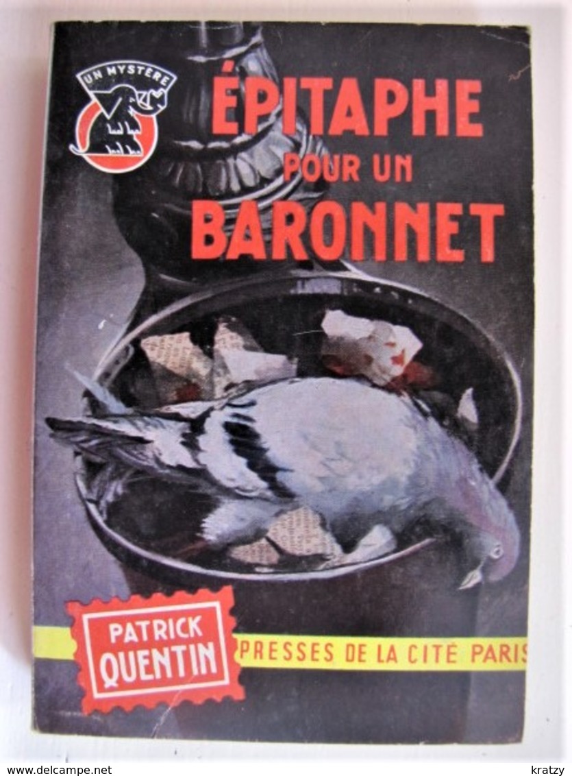 PATRICK QUENTIN - EPITAPHE POUR UN BARONNET - 1962 - C6 - Presses De La Cité