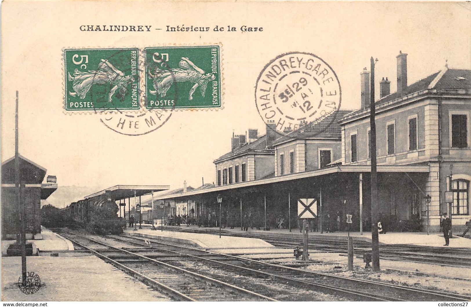 52-CHALINDREY- INTERIEUR DE LA GARE - Chalindrey