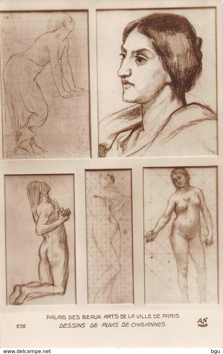 Puvis De Chavannes (Paris - Palais Des Beaux Arts) - Dessins - Peintures & Tableaux