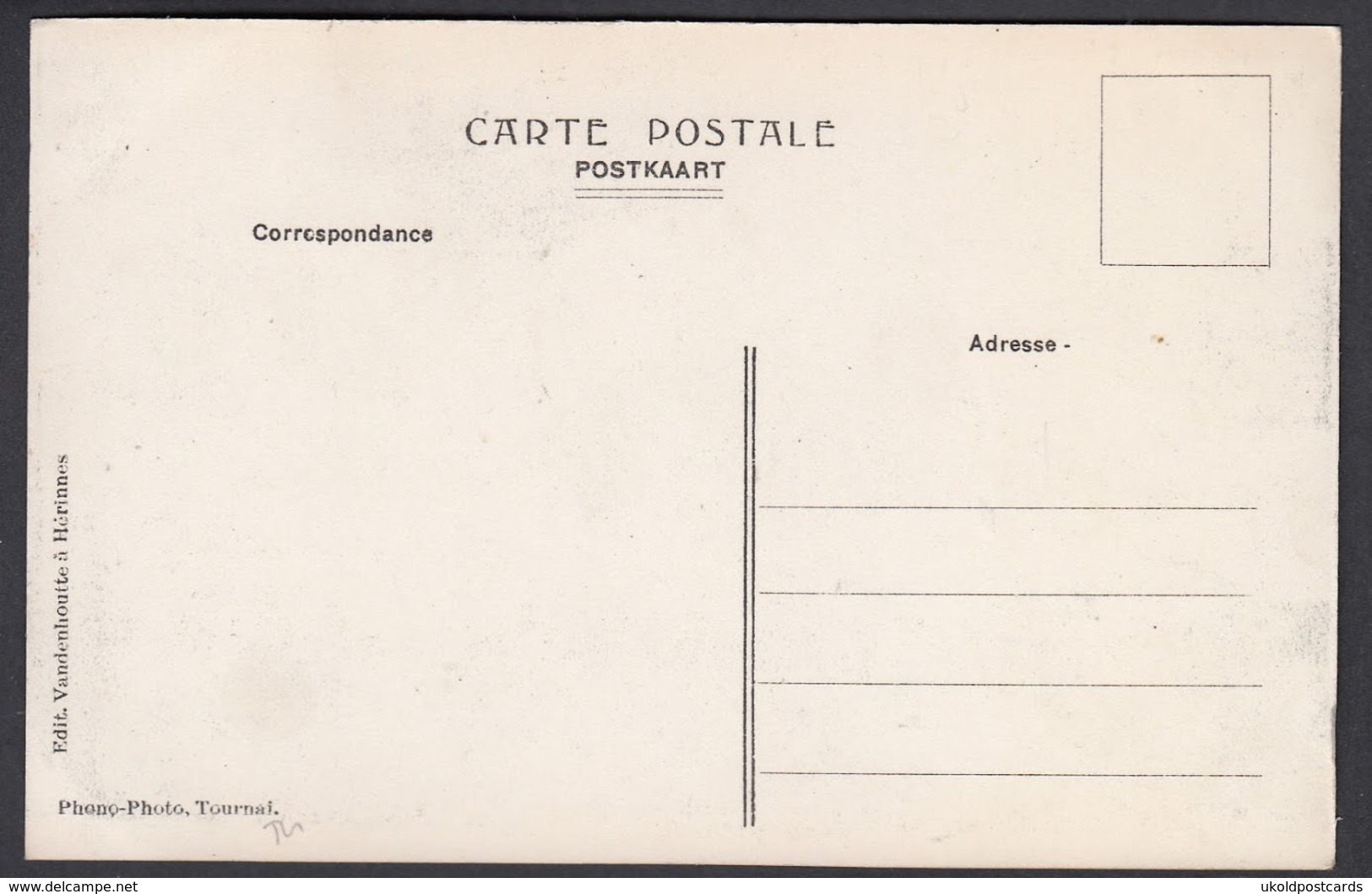 CPA -  Belgique, HERINNES, Gare De Pecq - Pecq