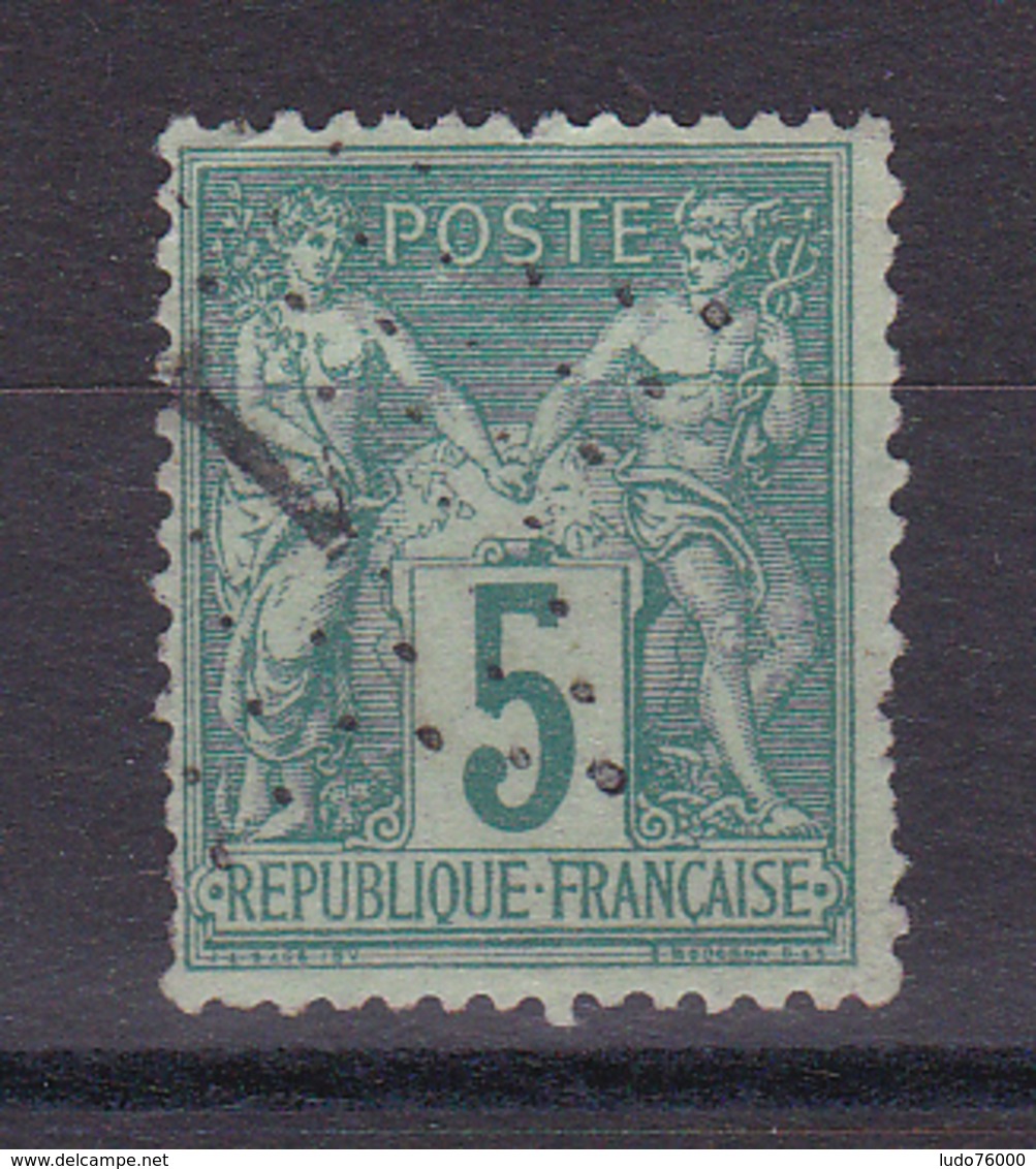 CP67/ SAGE N° 75 CACHET JOUR DE L AN - 1876-1898 Sage (Type II)