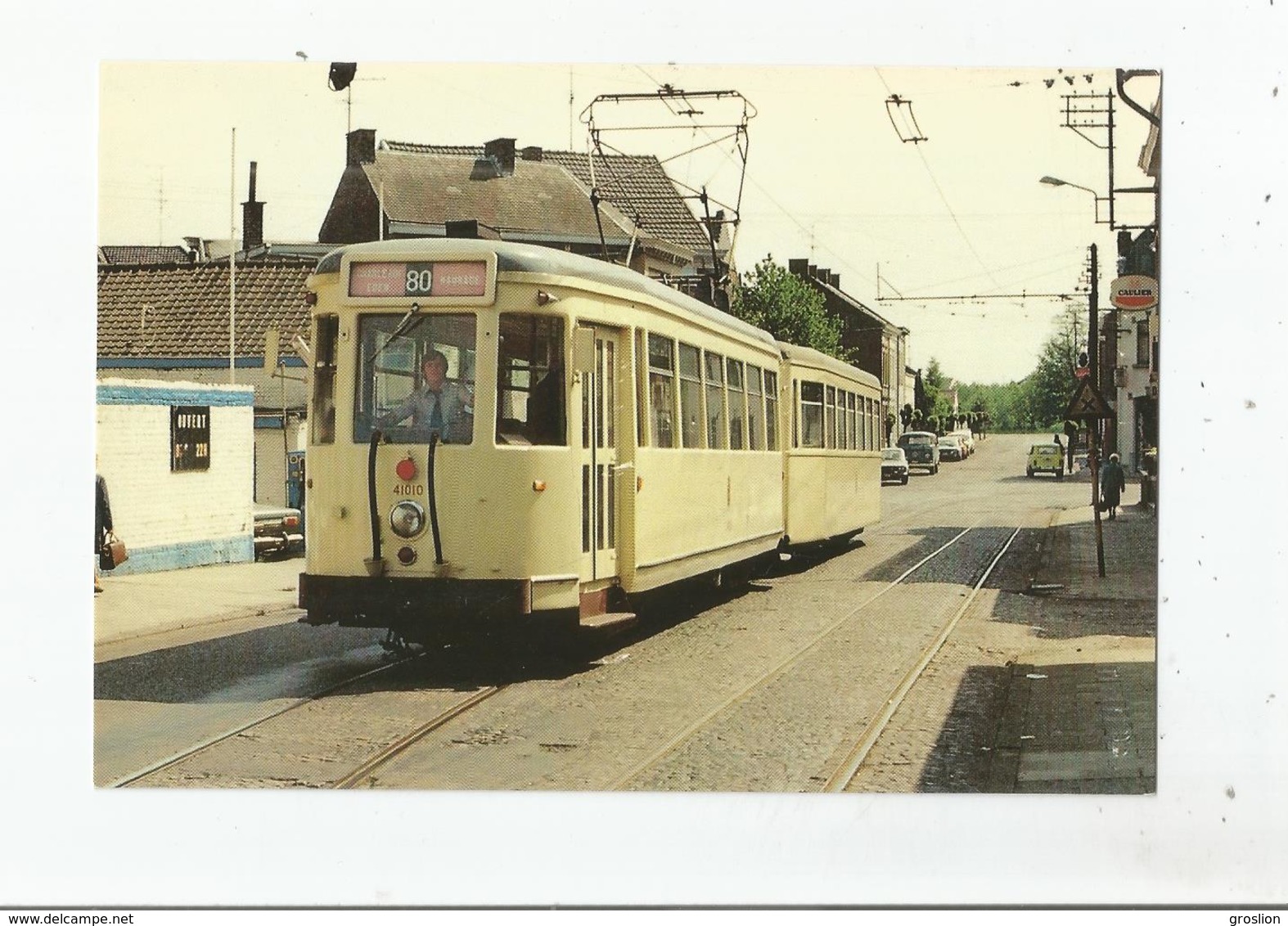 MOTRICE S 41010 ET REMORQUE BRAINE LE COMTE A CHAPELLE LEZ HERLAIMONT SUR LA LIGNE 80 DE LA S N C V LE 22 05 1975 - Braine-le-Comte