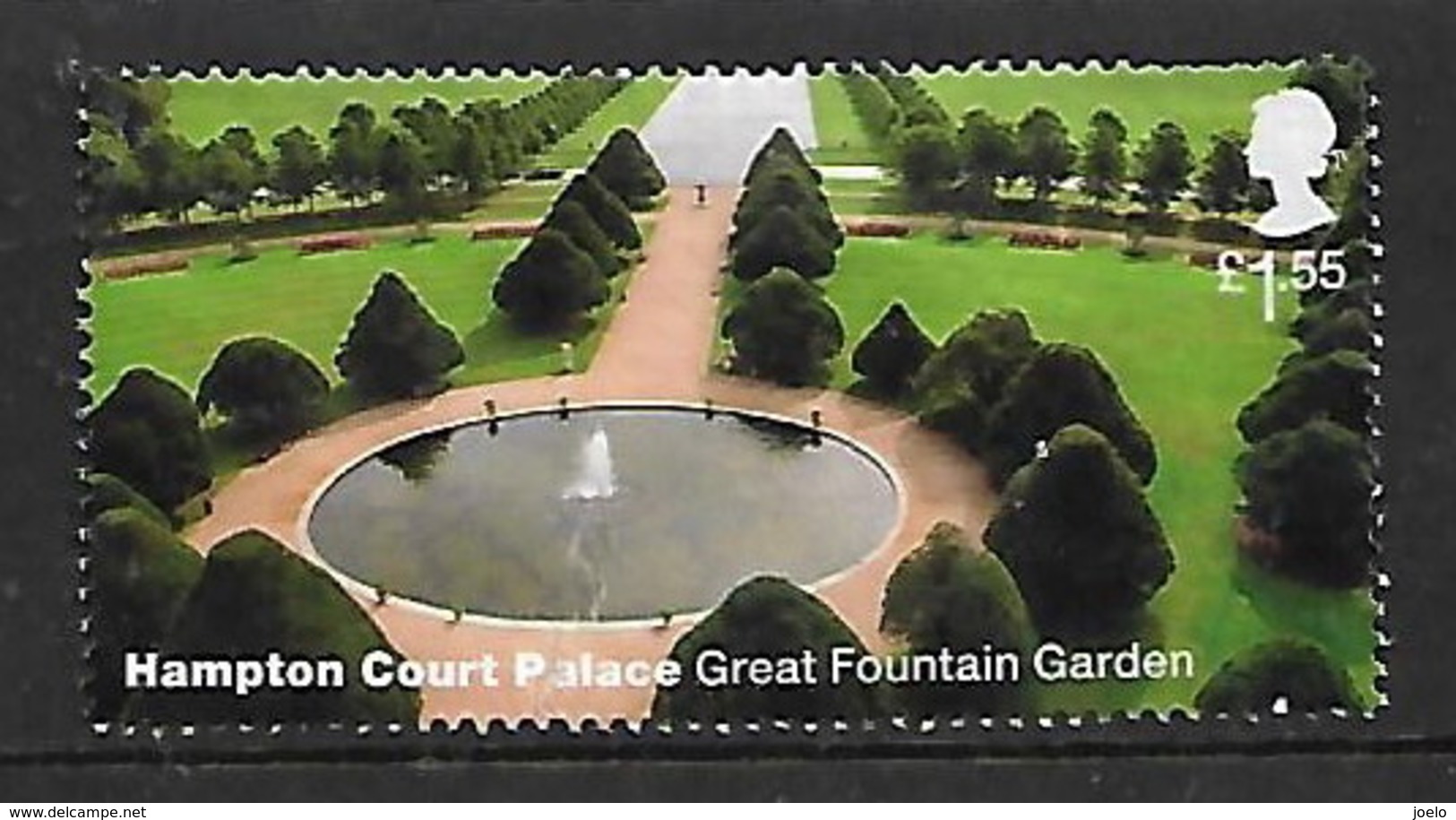 GB 2018 HAMPTON COURT GREAT FOUNTAIN GARDEN HV - Used Stamps