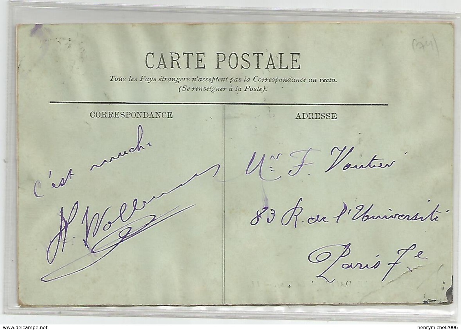 74 Hautes Savoie - Monnetier Les Anes Chemin Des 13 Arbres Et Du Grand Salève Ane Cachet Genève 1909 -2scans - Autres & Non Classés