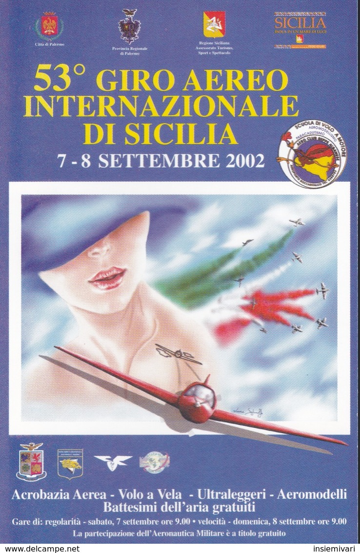 AVIAZIONE GENERALE GIRO AEREO DI SICILIA 2002.+2 - Manifestazioni