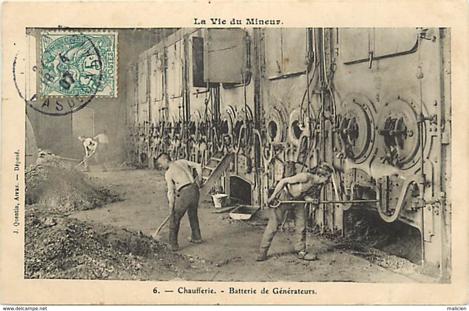 - Ref- B740- Mines - La Vie Du Mineur N°6 - Chaufferie - Batterie De Generateurs - Mineur - Mineurs - Metiers - - Mines