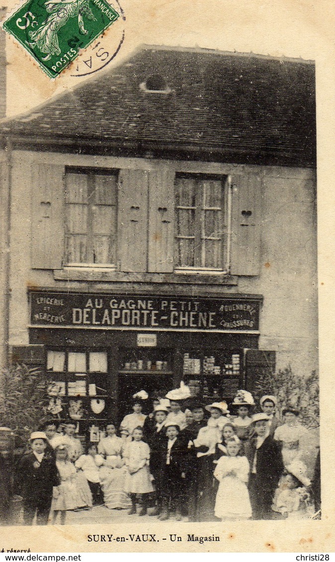 DPT 18 SURY-en-VAUX Un Magasin - Autres & Non Classés