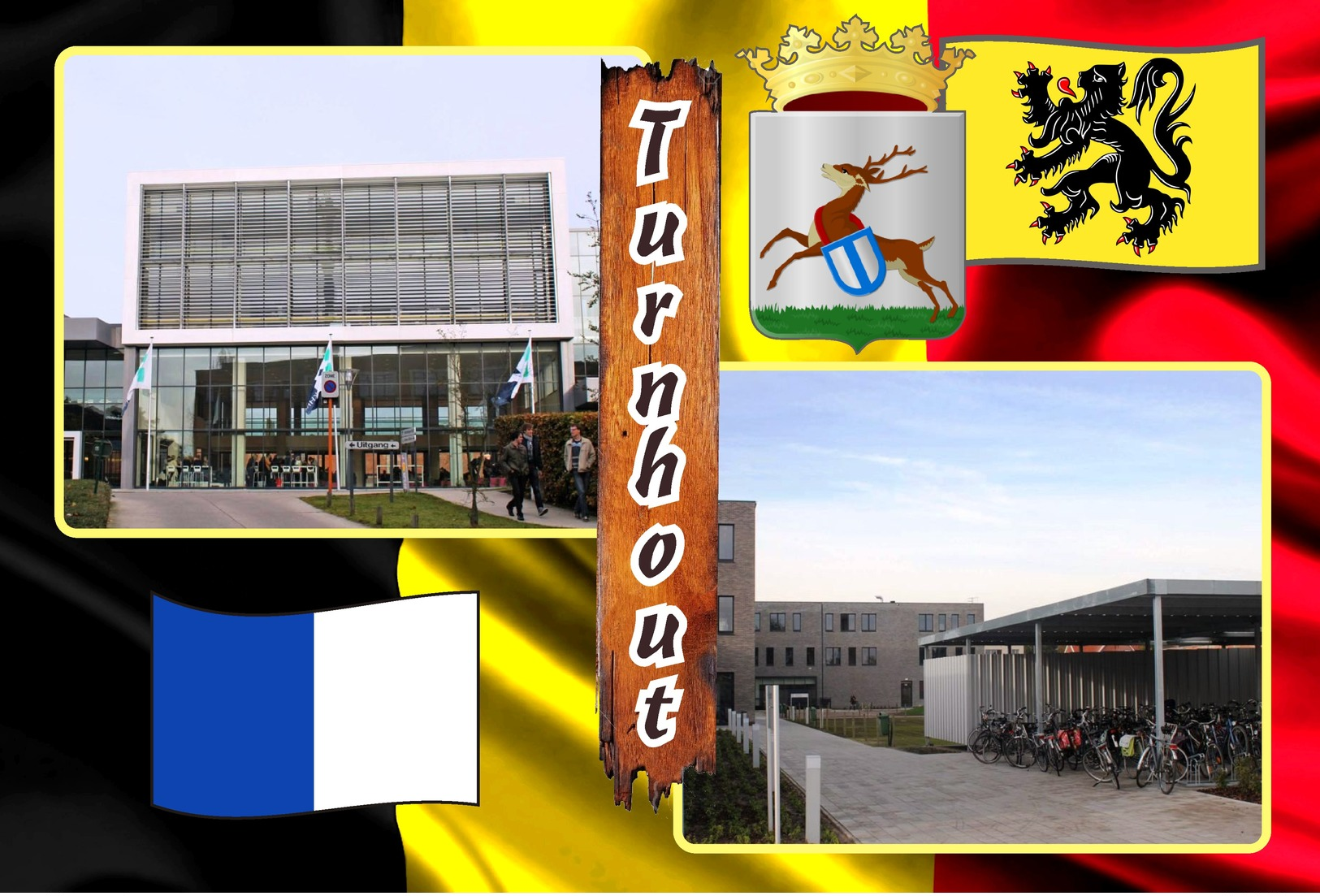 Postcards, REPRODUCTION, Municipalities of Belgium, Turnhout, duplex IX, 51 pcs. (397 to 447)