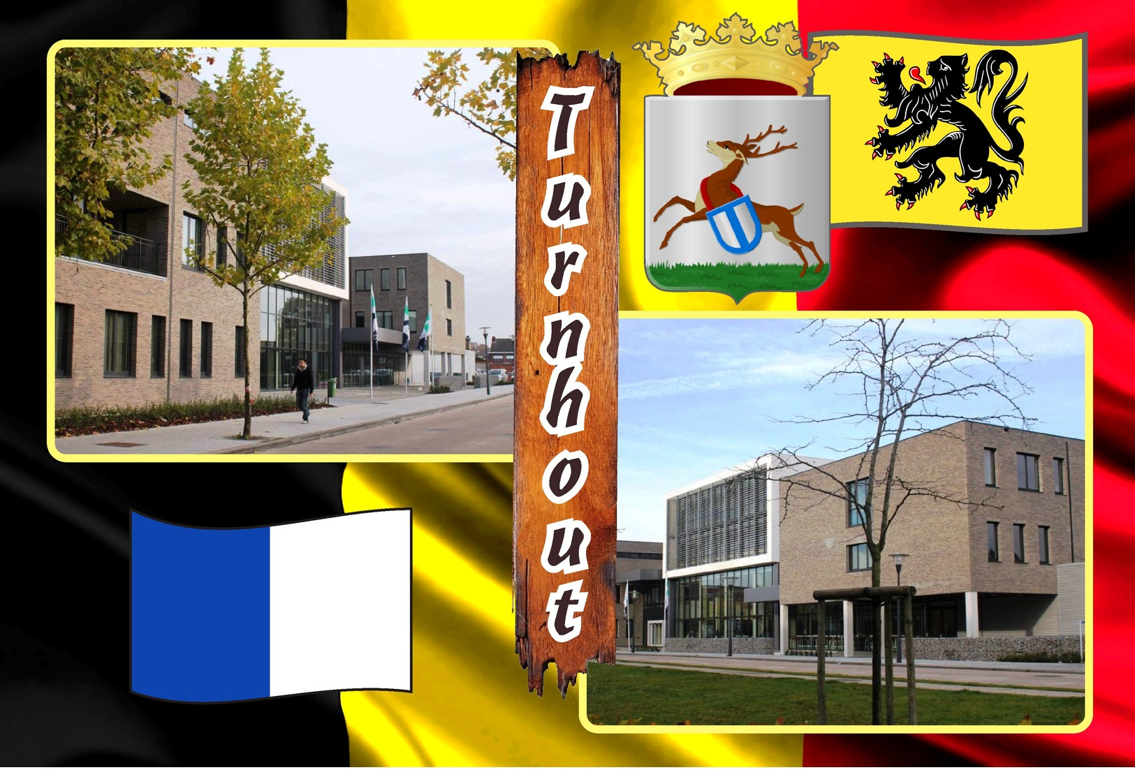 Postcards, REPRODUCTION, Municipalities of Belgium, Turnhout, duplex IX, 51 pcs. (397 to 447)