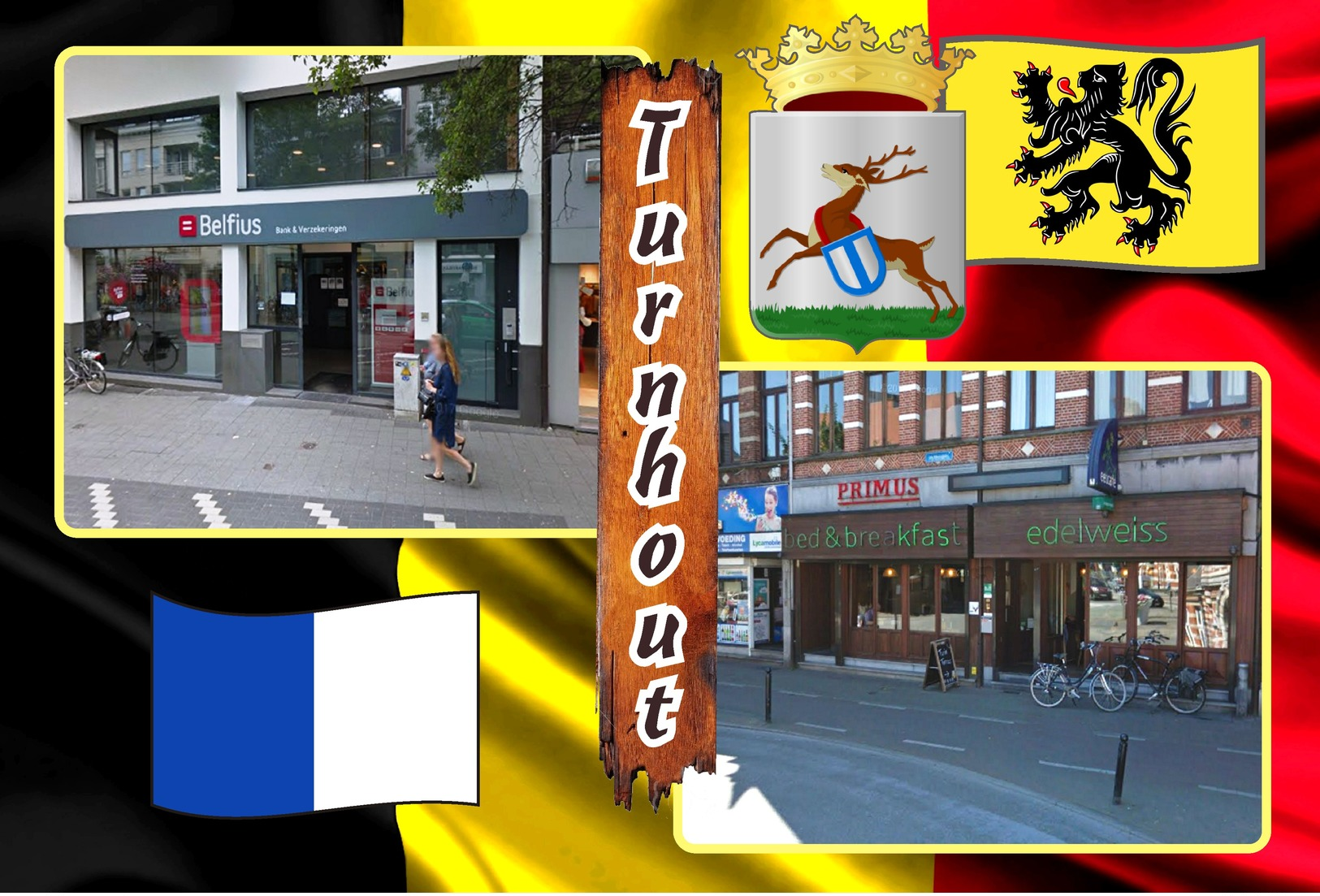 Postcards, REPRODUCTION, Municipalities of Belgium, Turnhout, duplex IX, 51 pcs. (397 to 447)