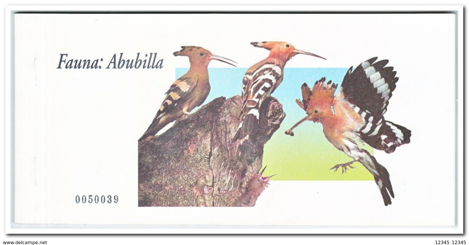 Spanje 2007, Postfris MNH, Birds, Abubilla ( Booklet, Carnet ) - Ongebruikt