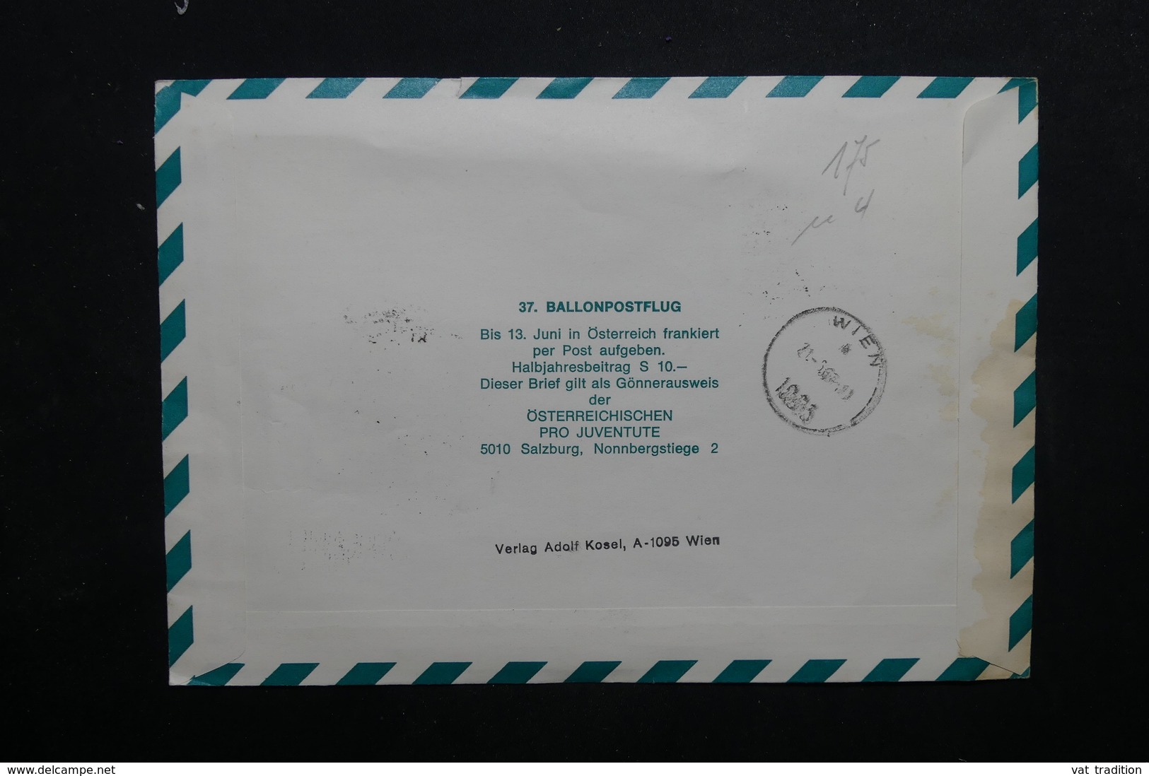 AUTRICHE - Enveloppe Par Ballon En 1967 ,  Voir Cachets  - L 31884 - Lettres & Documents