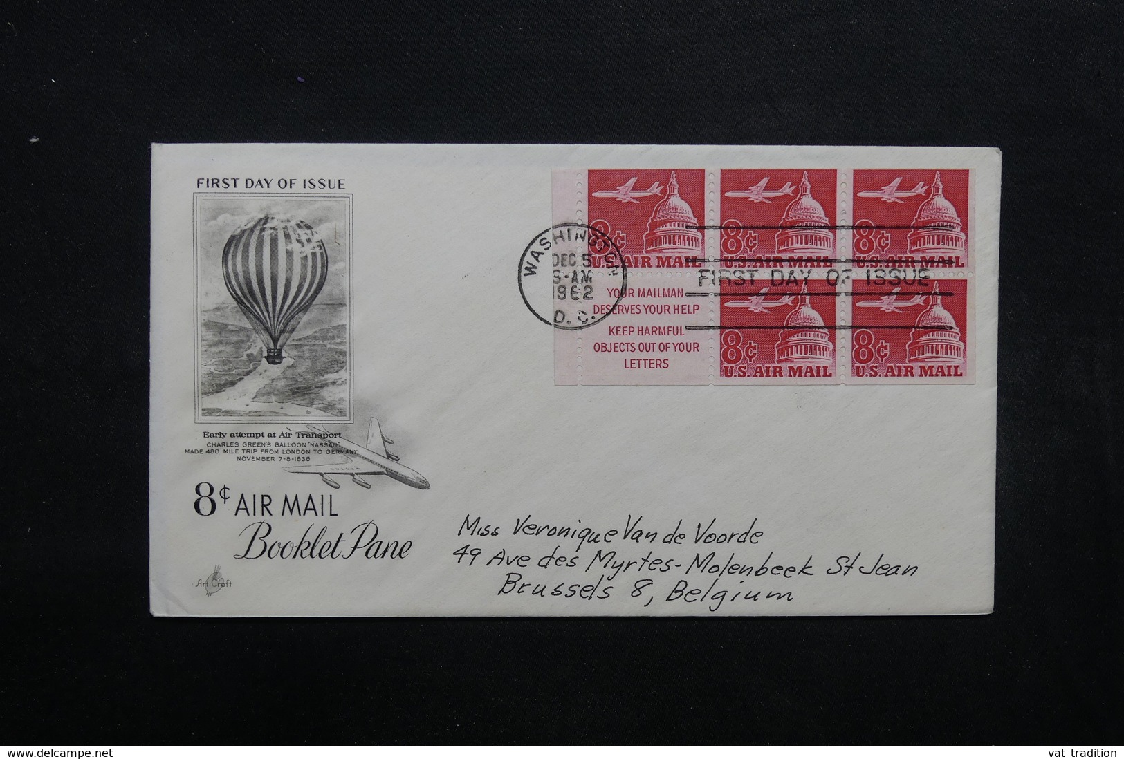 ETATS UNIS - Enveloppe FDC En 1962 - L 31889 - 1961-1970