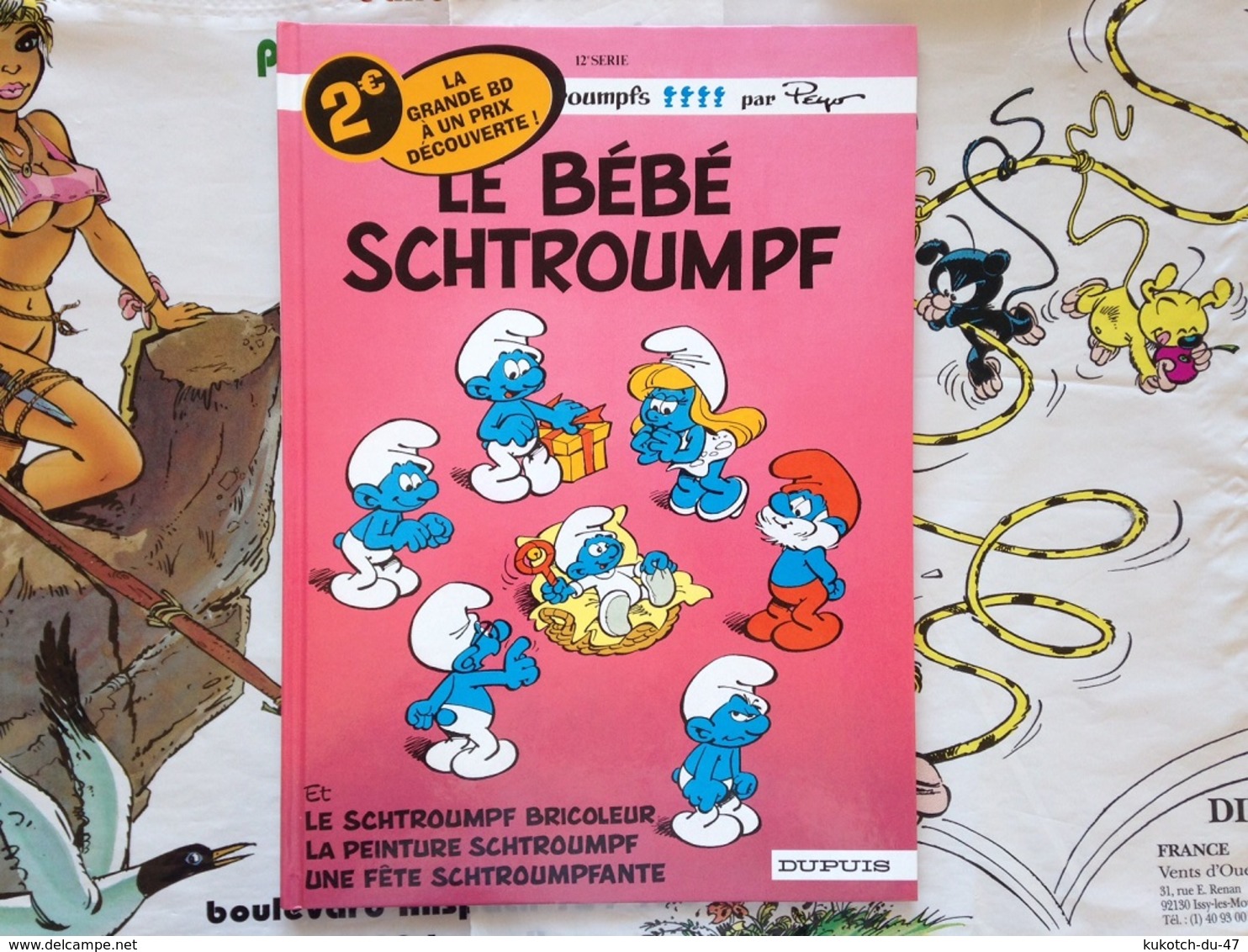 BD Les Schtroumpfs - Le Bébé Schtroumpf- Peyo (2004) - Schtroumpfs, Les - Los Pitufos