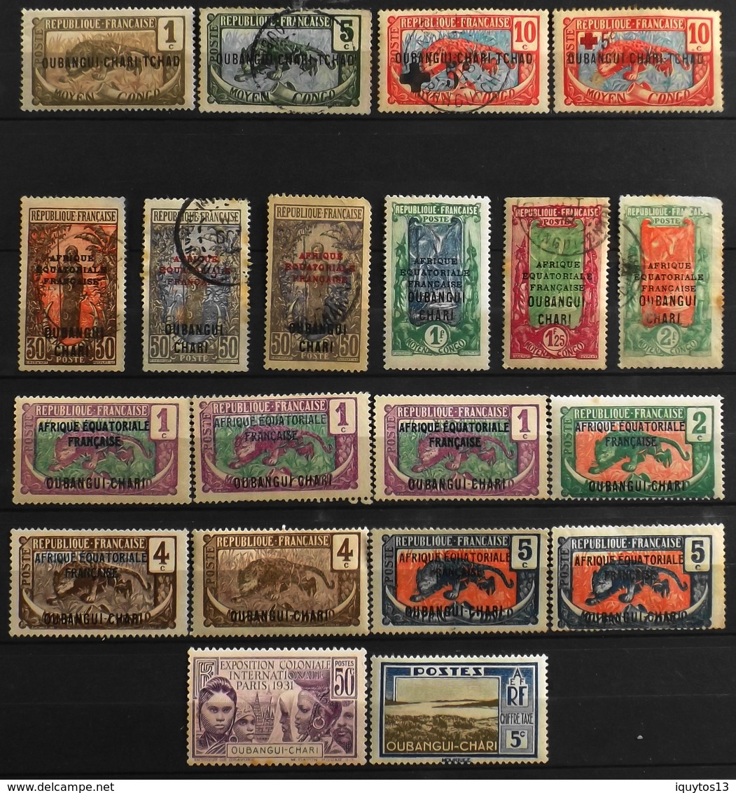 France (ex-colonies & Protectorats) > Oubangui (1915-1936) > 1915-31 Collection NEUFS**/*/O - Neufs