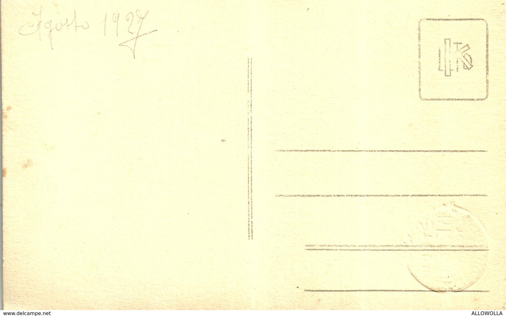 4200 " SIGNORA CON COLLANA DI PERLE-AGOSTO 1927 "STUDIO FERRARIS-TORINO(TIMBRO A SECCO) FOTO ORIGINALE - Persone Anonimi