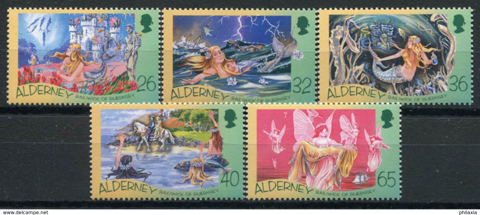 Alderney 2005 Mi. 248-252 MNH 100% Hans Christian Andersen - Alderney