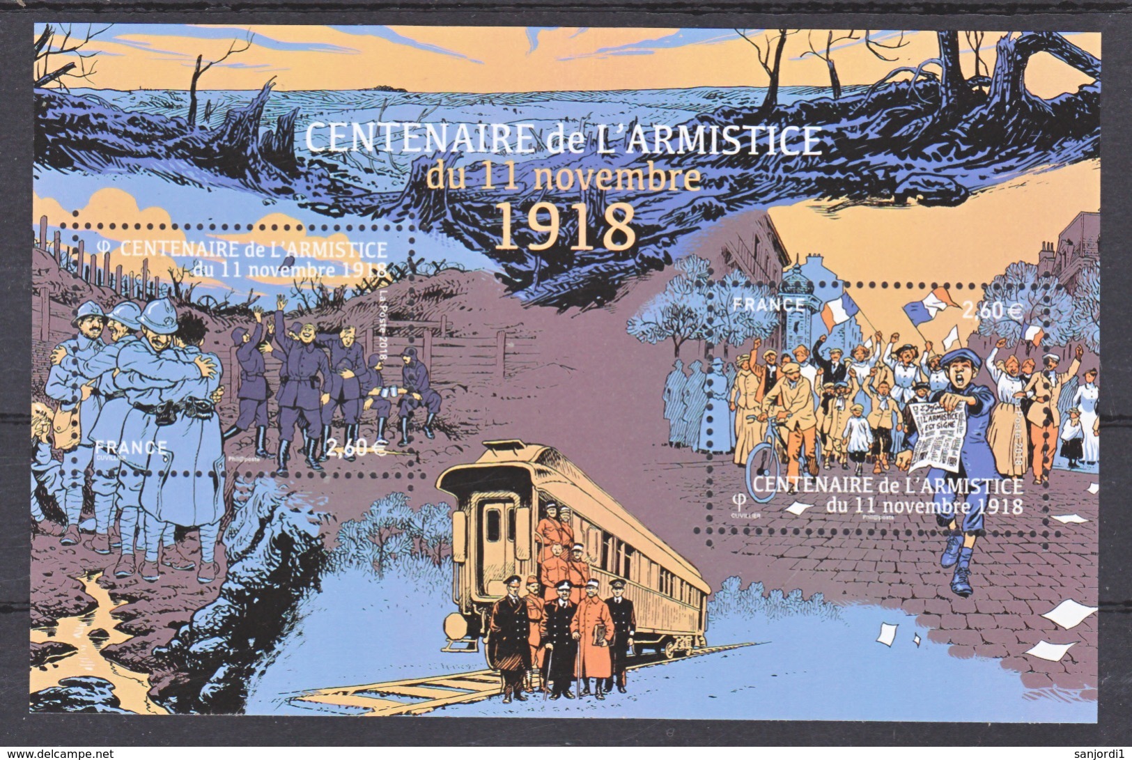 France 2018 Armistice  Neuf TB ** MNH Sin Charnela Prix De La Poste 5.2 - Unused Stamps