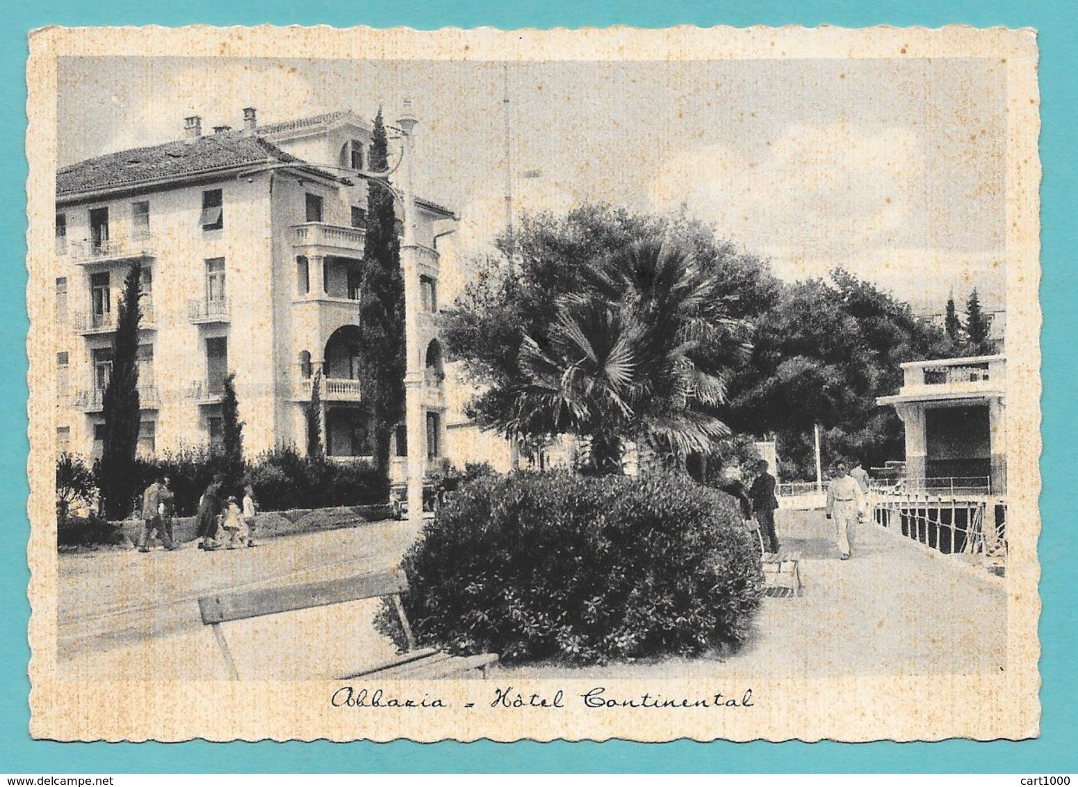 ABBAZIA OPATIJA FIUME RIJEKA HOTEL CONTINENTAL 1942 - Croazia