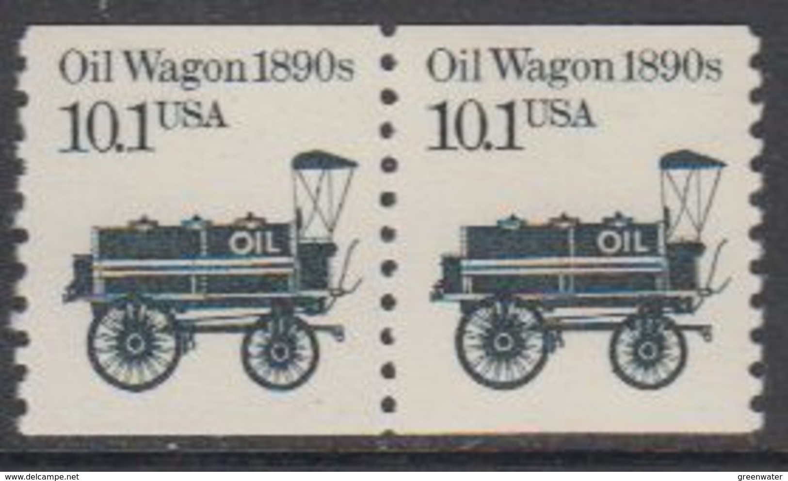 USA 1985 Oil Wagon 1890s 1v (pair) ** Mnh (43109E) - Ongebruikt