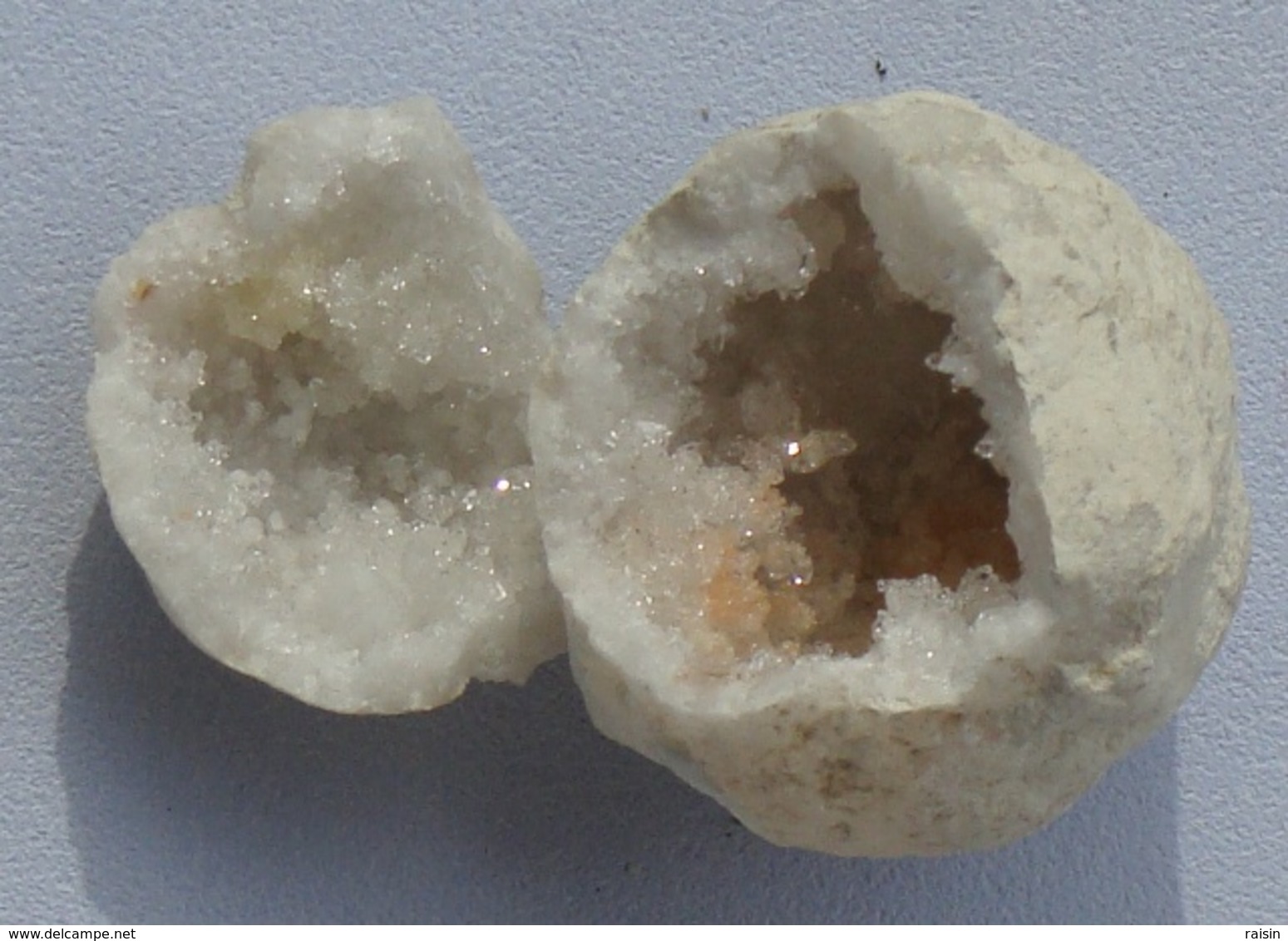 Géode De Quartz Et Calcite Rose (Maroc) - Mineralien