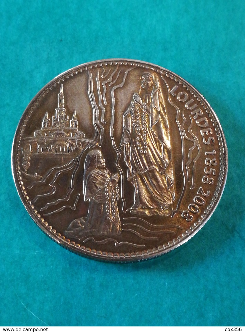 Souvenir Médaille De Lourdes Sainte Bernadette 1858 2008 - Other & Unclassified