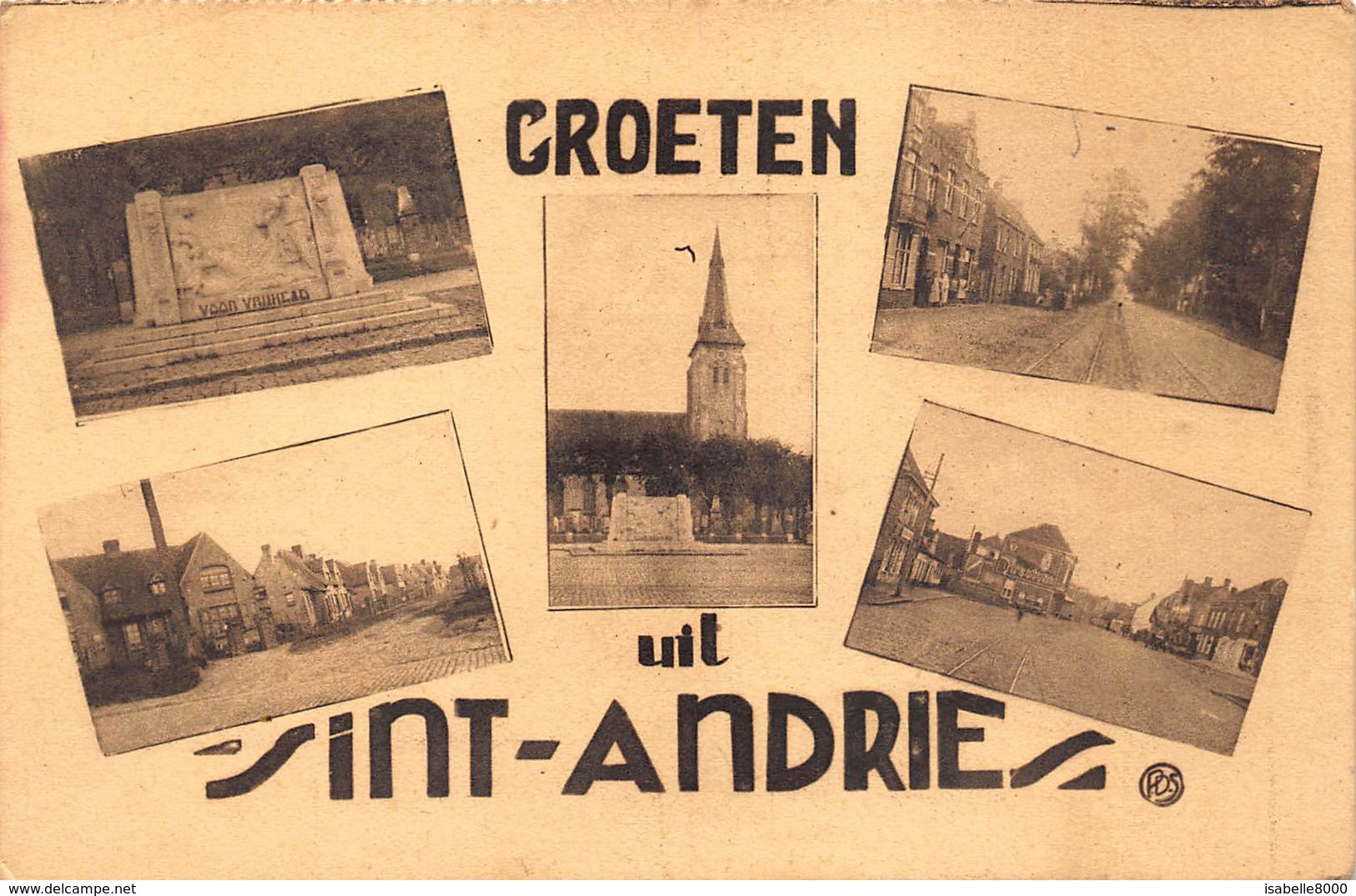 België  Brugge  Sint Andries  Sint-Andries Groeten Uit Sint Andries        I 6163 - Brugge