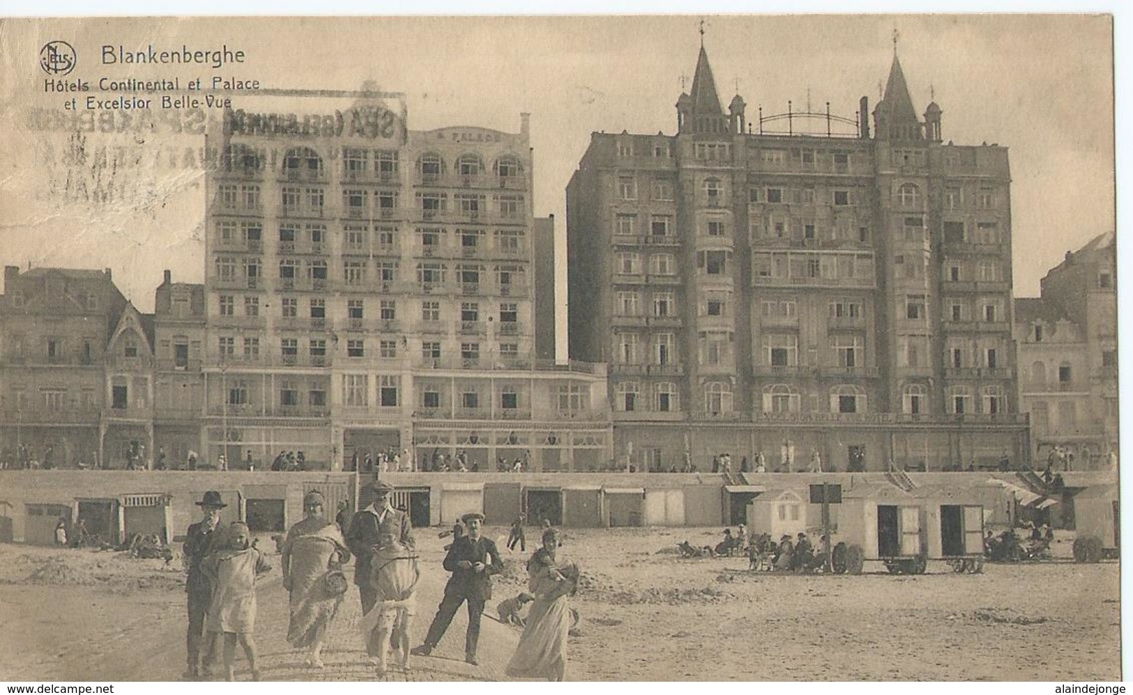 Blankenberge - Blankenberghe - Hôtels Continental Et Palace Et Exelsior Belle-Vue - Thill Serie 10 No 88 - 1924 - Blankenberge