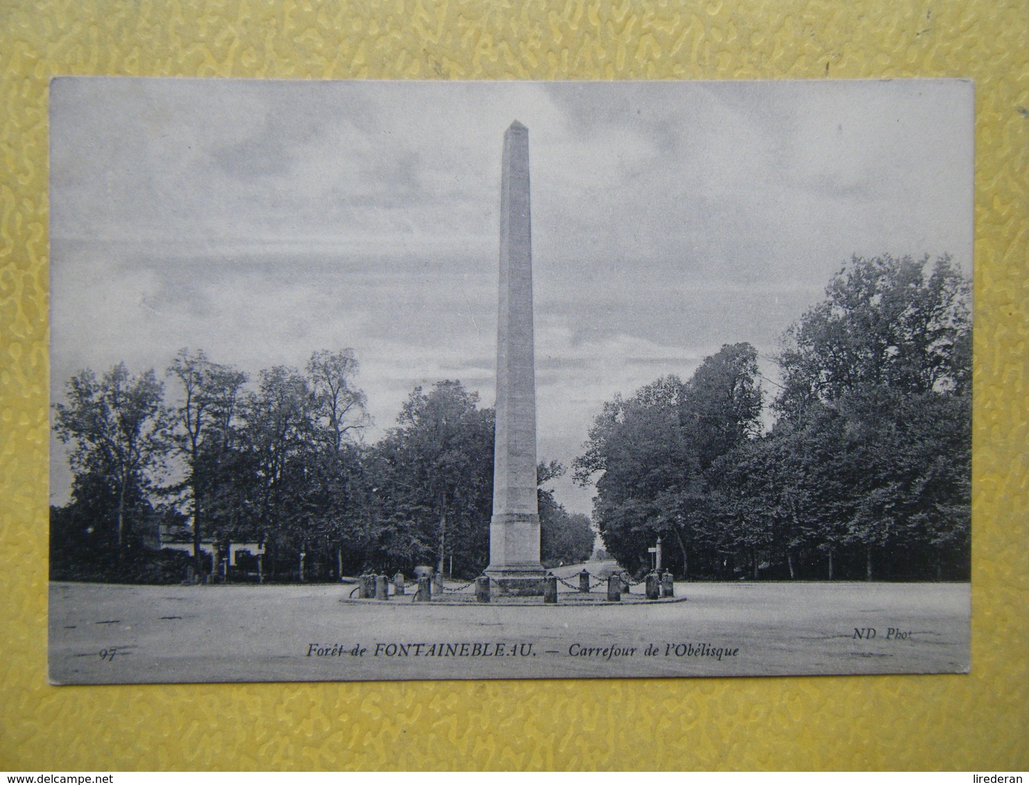 FONTAINEBLEAU. La Forêt. Le Carrefour De L'Obélisque. - Fontainebleau