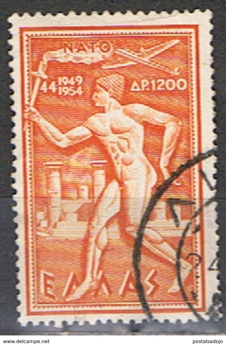 (GR 205) GRECE // YVERT 66 POSTE AERIENNE // 1954 - Used Stamps