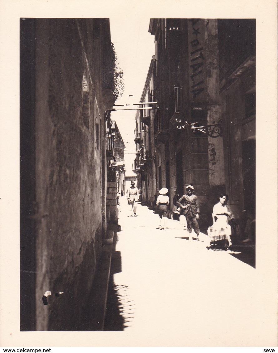 MARSALA La Stella D'Italia  SICILIA  Août 1926 Photo Amateur Format Environ 6,5 Cm X 5,5 Cm - Luoghi