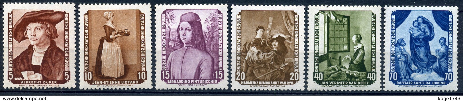DDR Michel Nr. 504 - 509 Postfrisch Aus Jahr 1955 - Ungebraucht