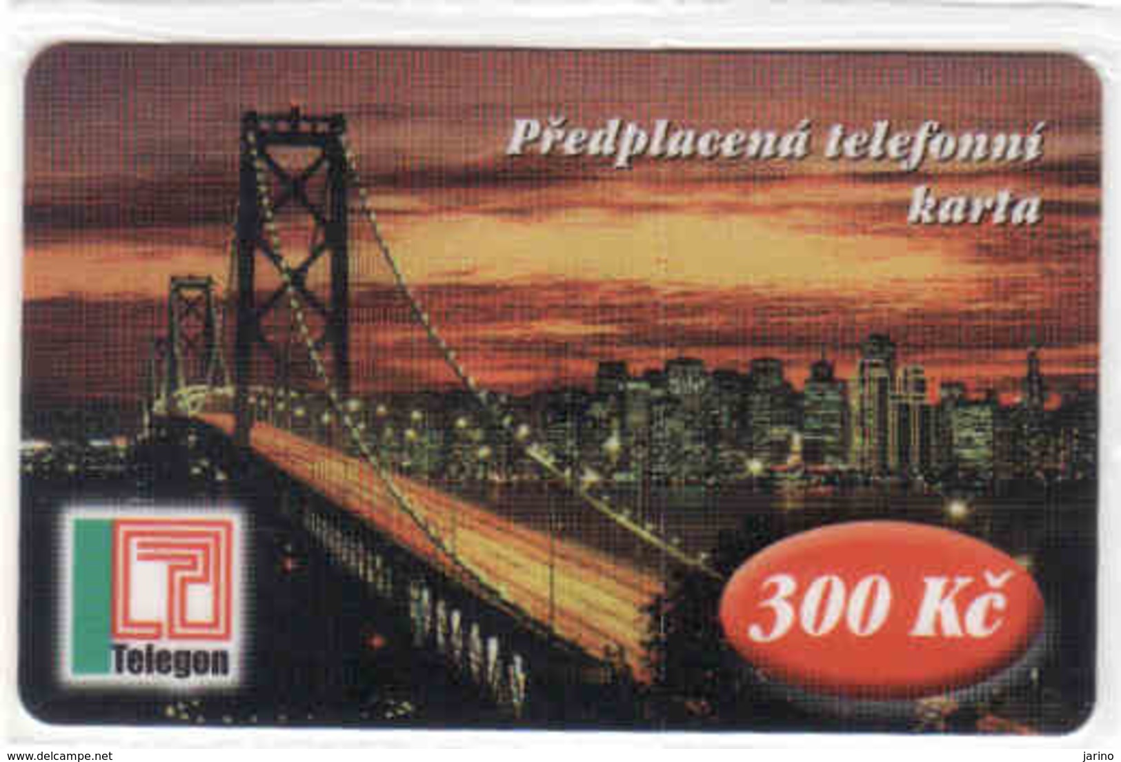 Czech Republic, Telegon Prepaid Card 300 Kč - Tchéquie