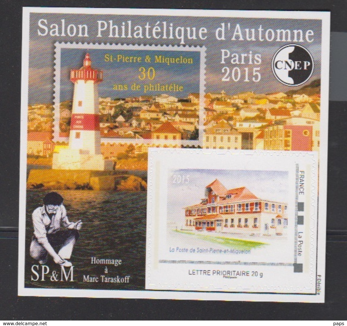 CNEP-2015-N°70** ST PIERRE ET MIQUELON .Salon Philathélique De PARIS - CNEP