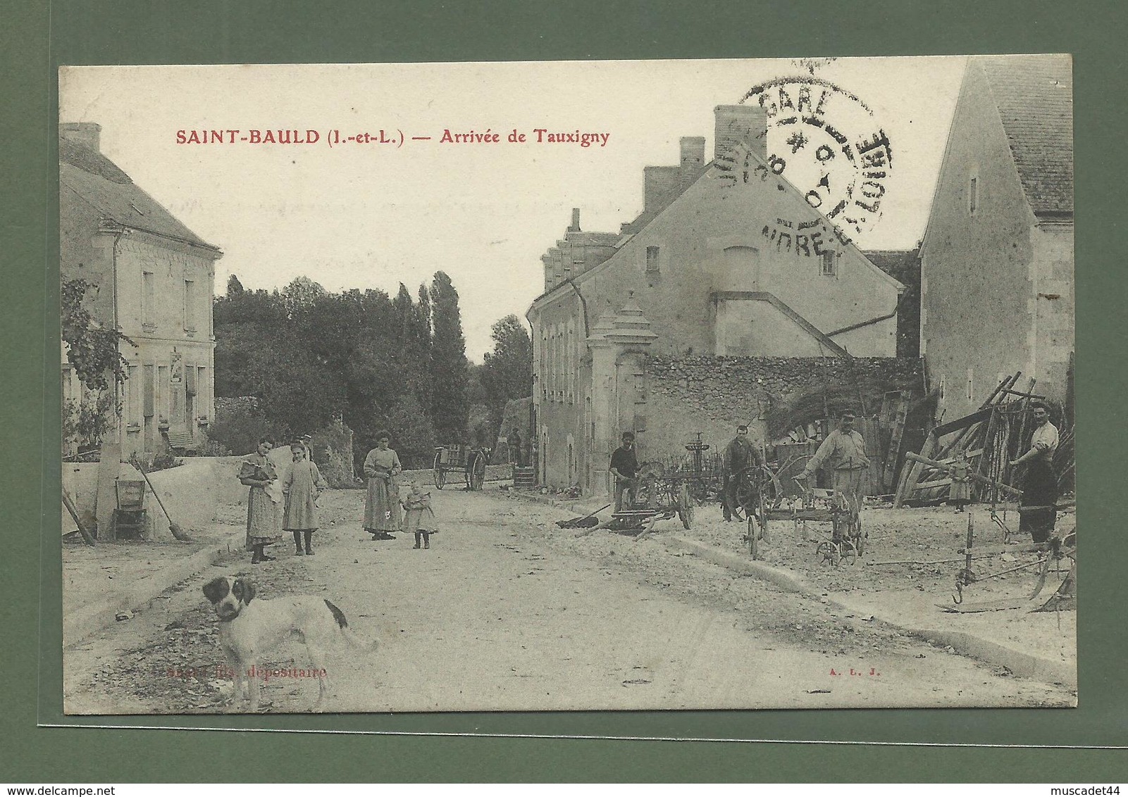 CARTE POSTALE 37 INDRE ET LOIRE SAINT BAULD ARRIVEE DE TAUXIGNY - Other & Unclassified