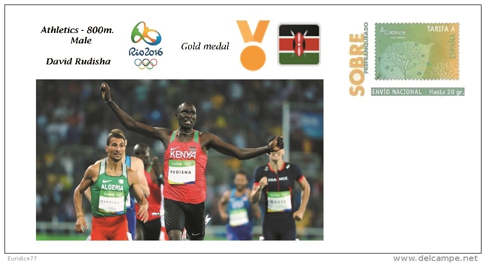 Spain 2016 - Olympic Games Rio 2016 - Gold Medal Athletics Male Kenya Cover - Otros & Sin Clasificación