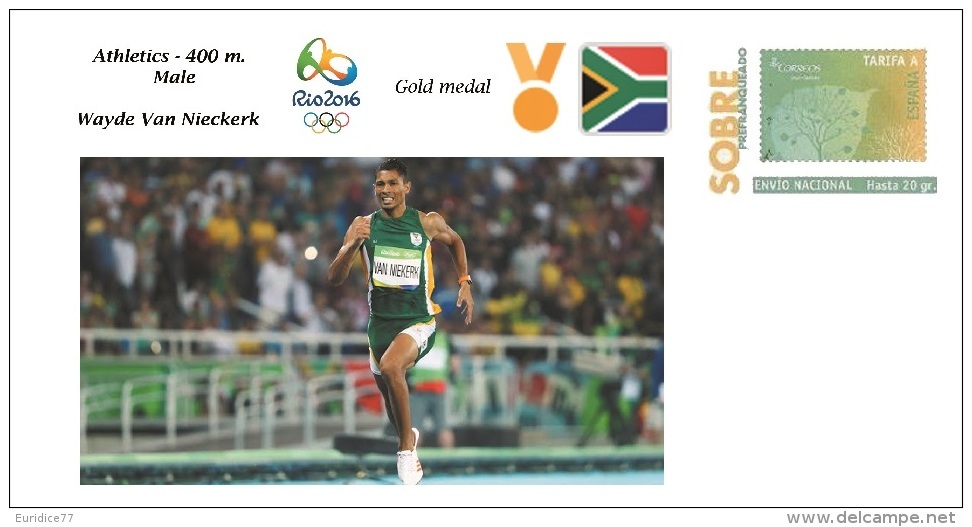Spain 2016 - Olympic Games Rio 2016 - Gold Medal - Athletics Male South Africa Cover - Otros & Sin Clasificación
