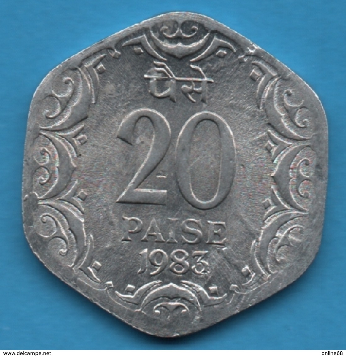 INDIA 20 PAISE 1983	KM# 44 Calcutta Mint - Inde