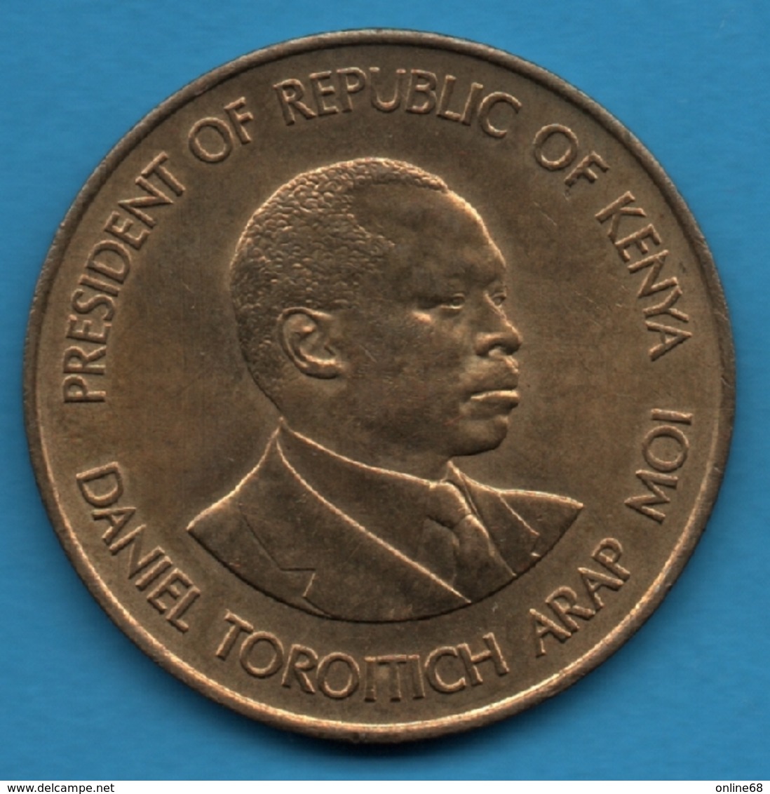 KENYA 10 CENTS 1990 KM# 18 Arap Moi - Kenya