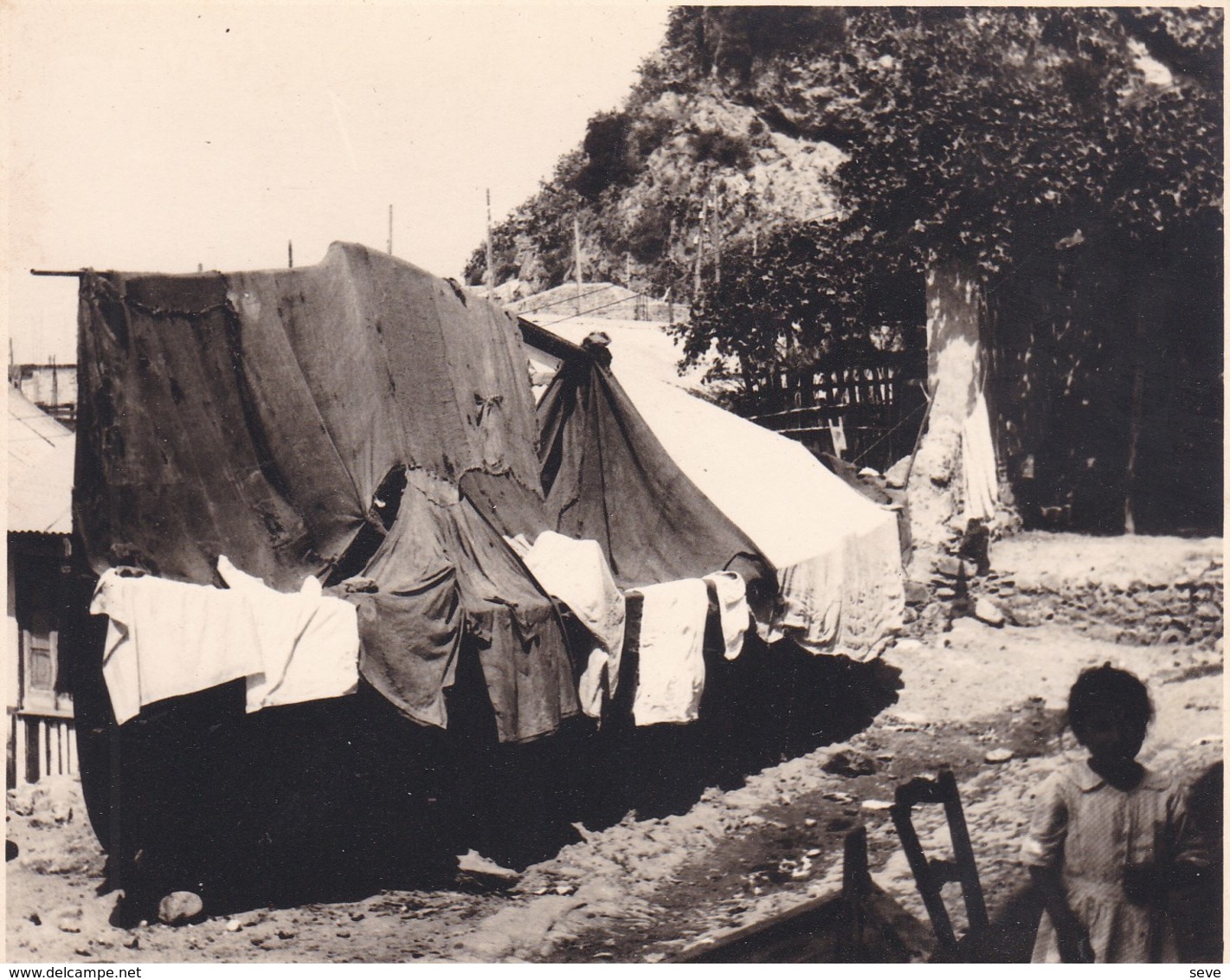 BAGNARA CALABRE Italie  Août 1926 Photo Amateur Format Environ 6,5 Cm X 5,5 Cm - Luoghi