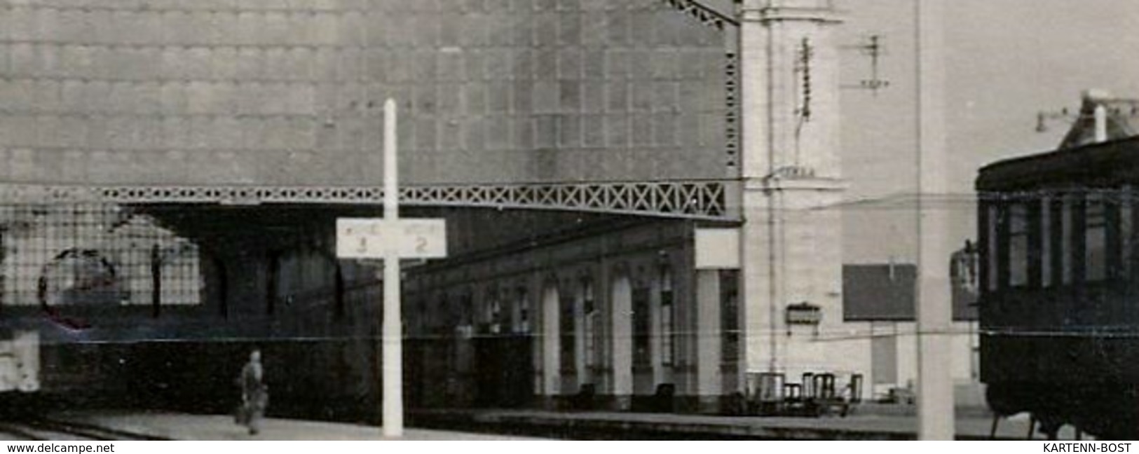 RARE - 35 - SAINT MALO - Carte PHOTO - Arrière Gare Interieur  - Les Quais - Les Rails - - Saint Malo