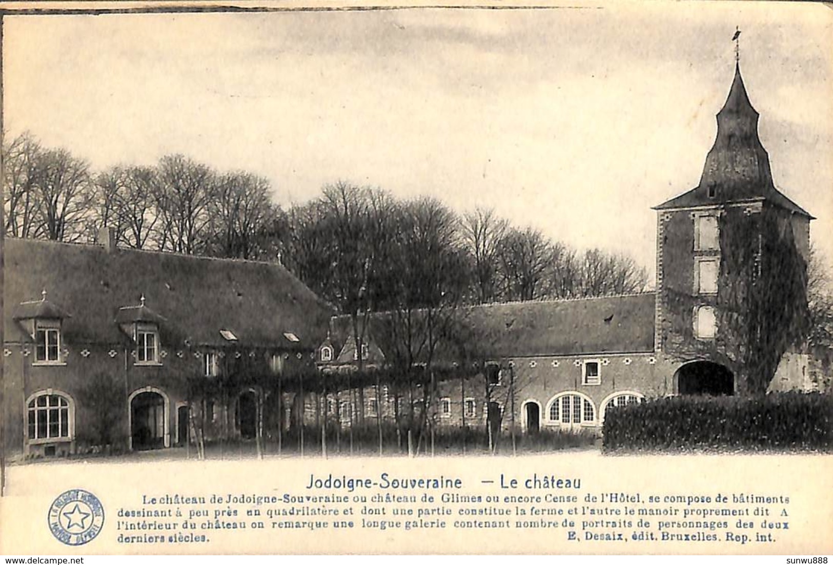 Jodoigne - Souveraine - Le Château (Belgique Historique, Desaix) - Jodoigne