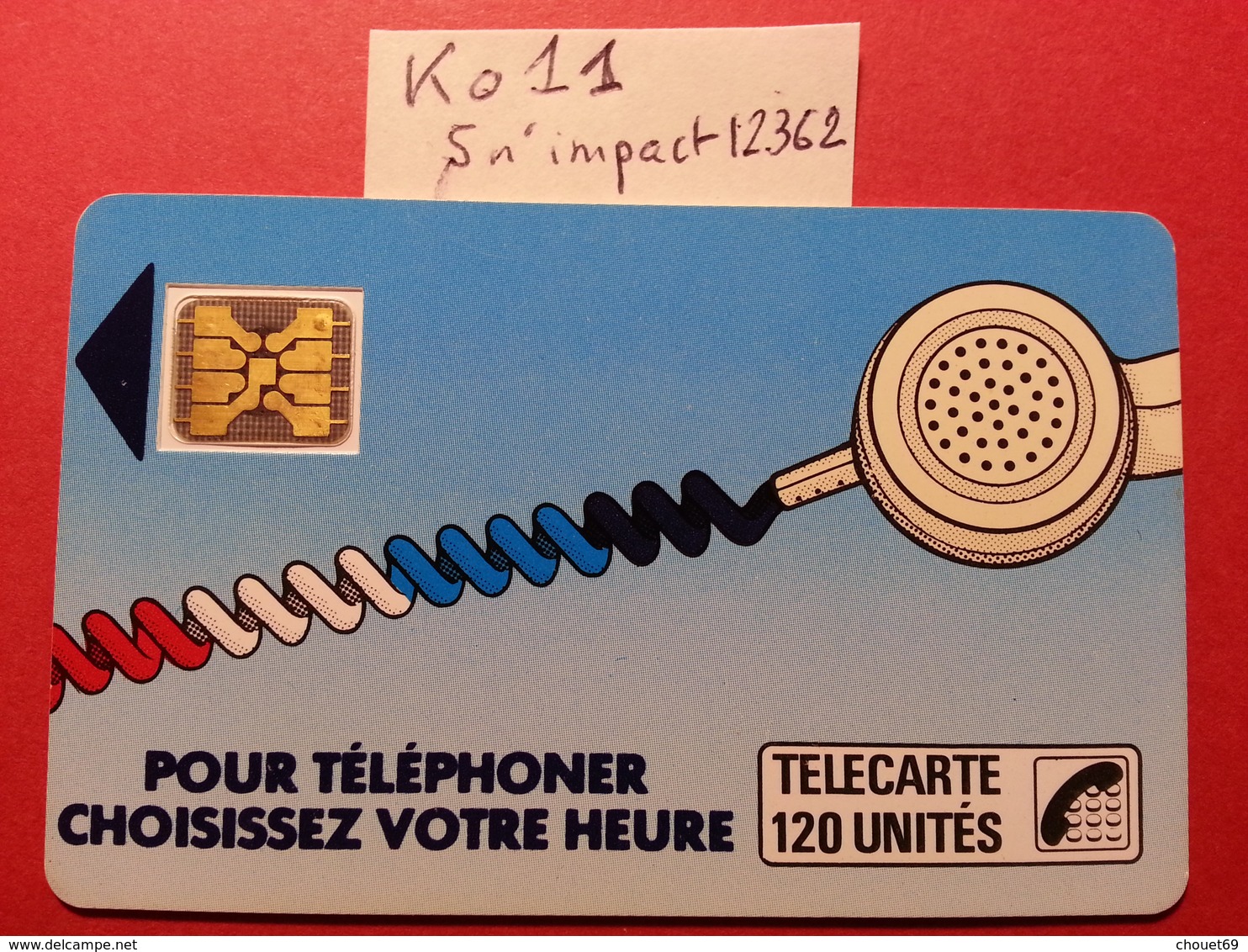 Ko11 .540 Cordon Bleu 120u SC4on - Texte 7 Sous E - Trou 7 - Lot 5 Impacts N°12362 - Telefonschnur (Cordon)